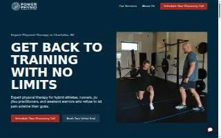 PowerPhysio website