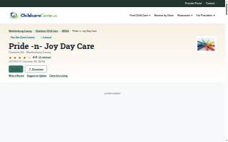Pride & Joy Daycare Center Inc
