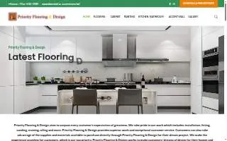 Priority Flooring & Design website