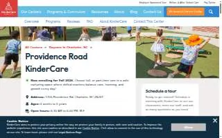 Providence Road KinderCare website
