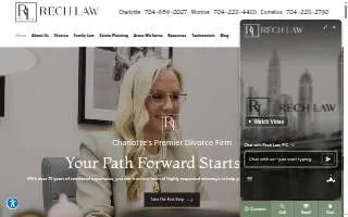 Rech Law, P.C. of Charlotte website