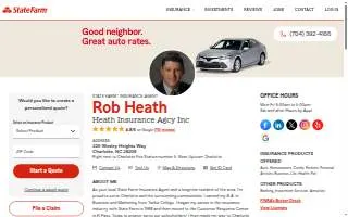 Rob Heath - State Farm Insurance Agent website