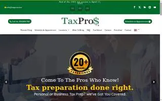 Tax Pros Charlotte website