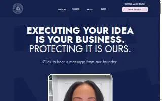 The Creator's Law Firm website