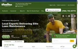 The Grounds Guys of Myers Park website