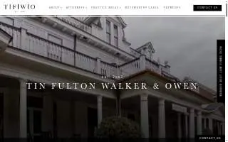 Tin Fulton Walker & Owen, PLLC website