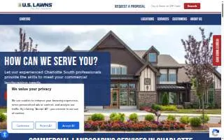 U.S. Lawns - Charlotte South website