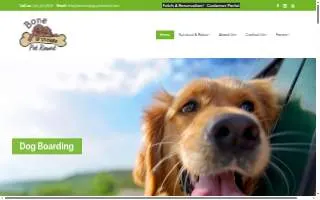 Bone Voyage Pet Resort of Clayton website