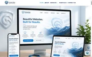 Connection Website Designs of Clayton website