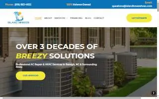 Island Breeze HVAC website