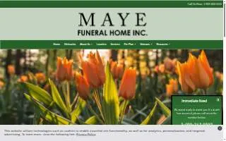 Maye Funeral Home Inc website