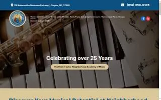 Neighborhood Academy Of Music website