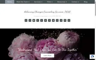 Achieving Changes Counseling Services, PLLC website