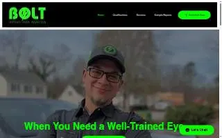 BOLT Certified Home Inspection website