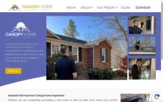 Canopy Home Inspections, LLC website