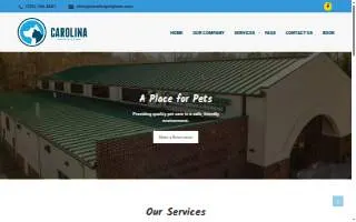 Carolina Pet Place of Clemmons website