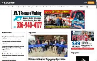 Clemmons Courier website
