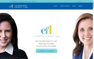 Clemmons Family Law website