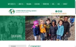 Clemmons Learning Center website