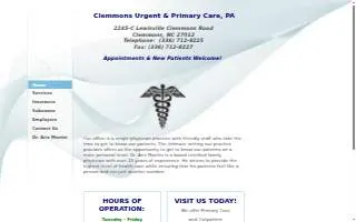 Clemmons Urgent & Primary Care website