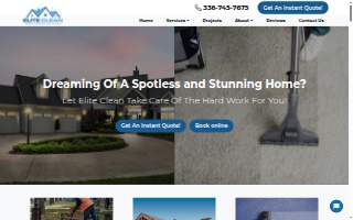 Elite Clean Pressure Washing - Carpet Cleaning - Winston Salem website