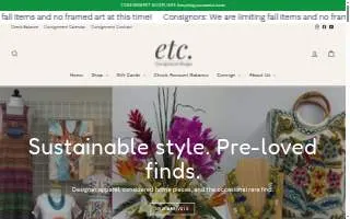 etc. Consignment Shoppe website