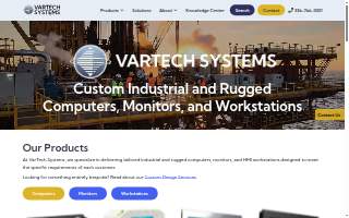VarTech Systems Inc. - Industrial Computer, Monitor, and Workstation Manufacturer