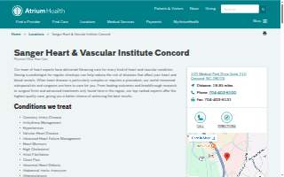 Atrium Health Sanger Heart & Vascular Institute of Concord