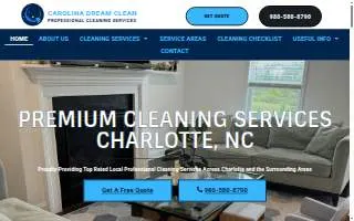 Carolina Dream Clean website