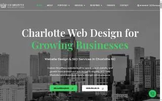 Charlotte Web Design Studio website