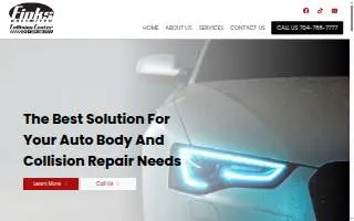 Finks Unlimited Collision Center website