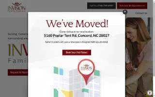 Invision Family Eyecare of Concord website