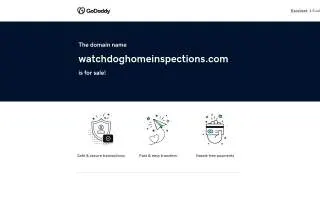 Watchdog Home Inspection website