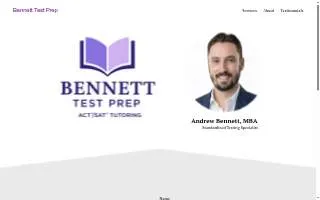 Bennett Test Prep Test preparation center website