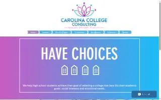 Carolina College Consulting website
