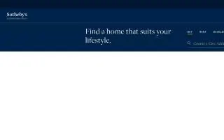 Sotheby's International Realty of Webster website