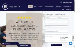 Contour Dentistry website