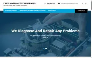 Lake Norman Tech Repairs website