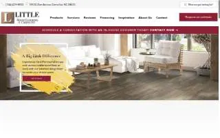 LITTLE Wood Flooring & Cabinetry website