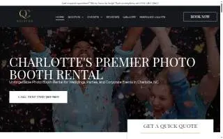 QC Booths of Cornelius website