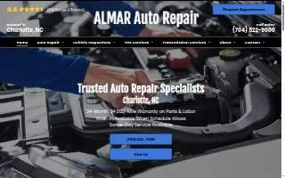 ALMAR Auto Repair of Cornelius website