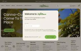 Apotheca Cannabis Dispensary of Davidson website