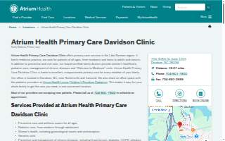 Atrium Health Urgent Care of Davidson