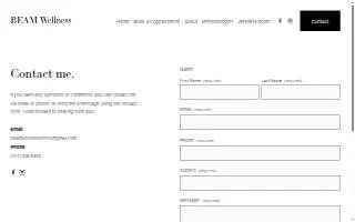 BEAM WELLNESS, Inc website