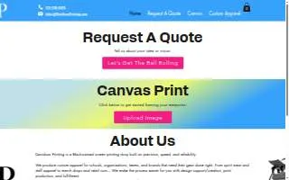 Davidson Printing website