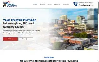 Freedle Plumbing of Davidson website