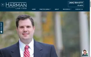 Harman Law of Davidson website