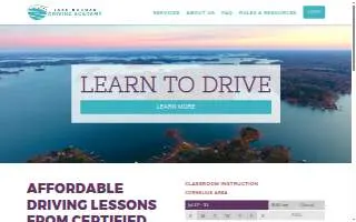 Lake Norman Driving Academy of Davidson website