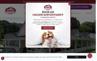 Main Street Veterinary Hospital of Davidson website
