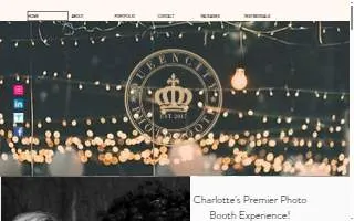 Queen City Photobooth of Davidson website